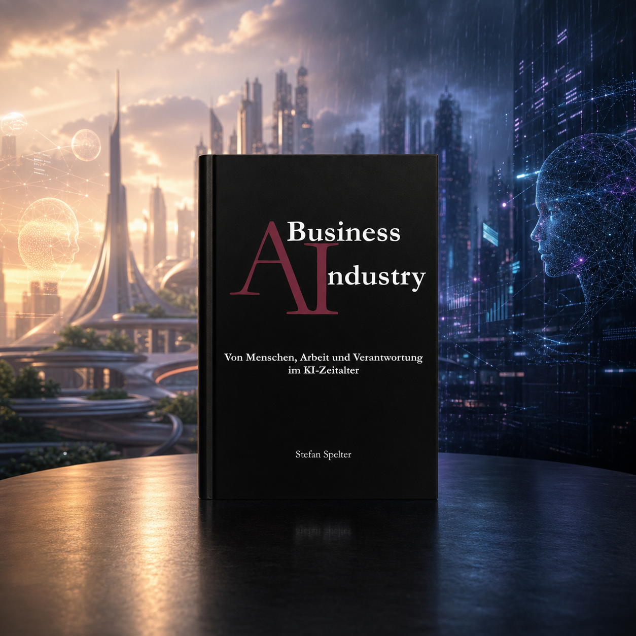 A Business Industry Buchcover A Business Industry von Stefan Spelter, Von Menschen, Arbeit
und Verantwortung im KI-Zeitalter